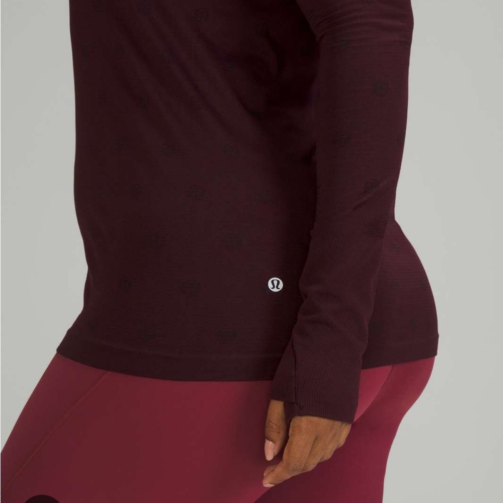 Swiftly Tech Long Sleeve Shirt 2.0 super rare medium size 8 monogram W3DEMS